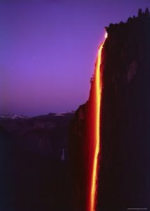 Firefall in Yosemite National Park