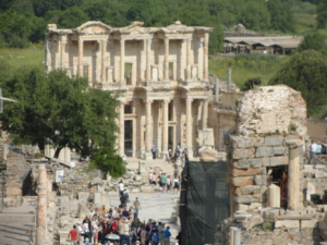 Library of Celsus’ restored façade 