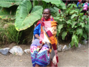 Shanga residents call her Grandma, a Maasai woman who is deaf. 